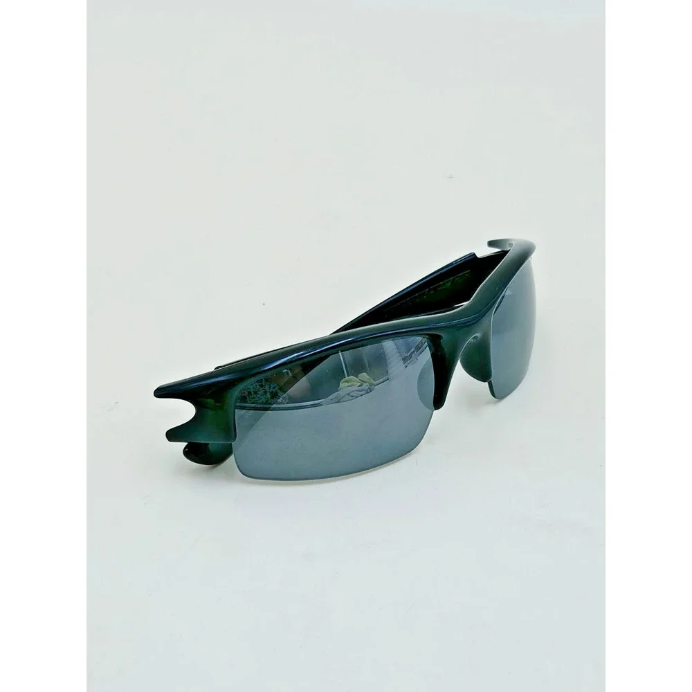 Oakley Half Jacket Polarized Sunglasses Black Frame w/ Pouch Mens